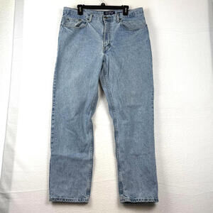 Vintage Eddie Bauer Denim Men's 36x30 Classic Fit Light Wash Jeans 90s 00s